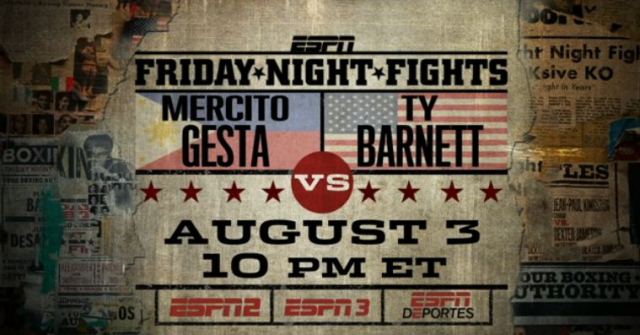 Mercito Gesta vs. Ty Barnett on ESPN Friday Nights Fight