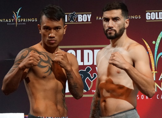 Gesta vs. Molina Exclusive Weigh-In Photos