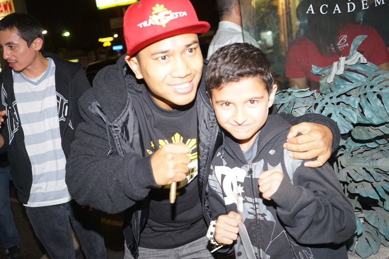 Mercito Gesta Guest Appearance at Bound Boxing Academy