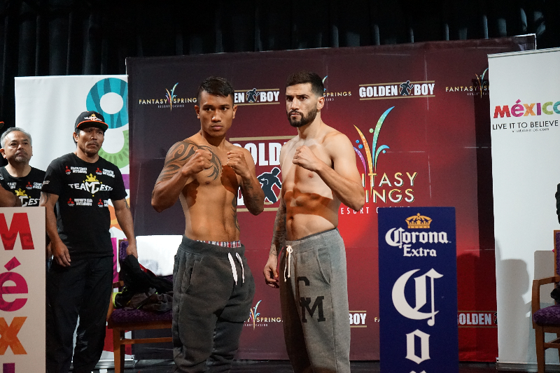 Gesta vs. Molina Weigh-In Photos