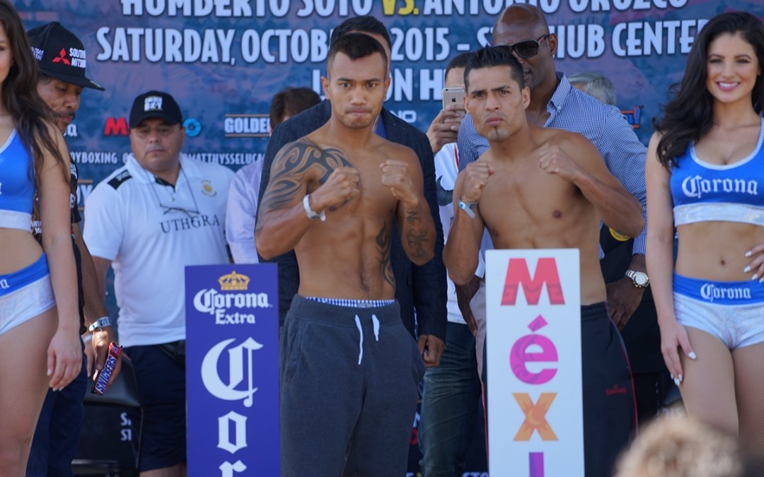 Gesta vs. Mendoza Exclusive Weigh-in Photos