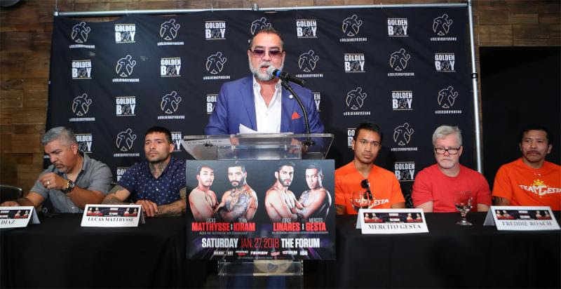 Media Press Conference – Linares vs. Gesta