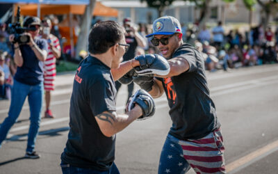 Mercito Gesta at the Menifee Independence Parade